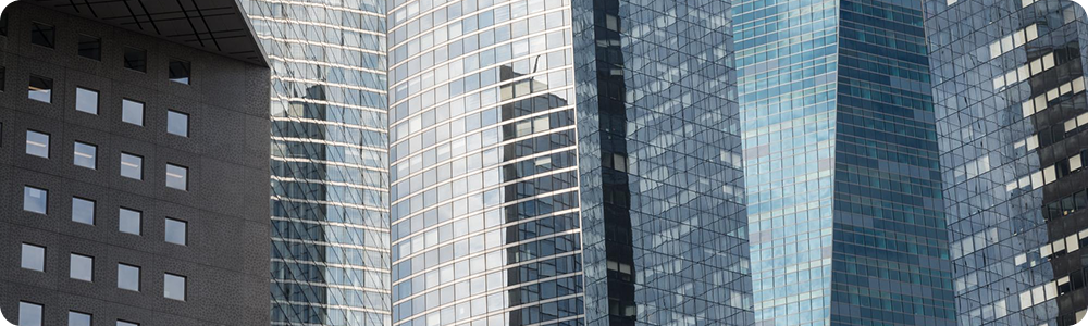 Modern buildings